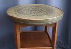 Table dappoint - Bois, Cuivre - Table avec plateau en