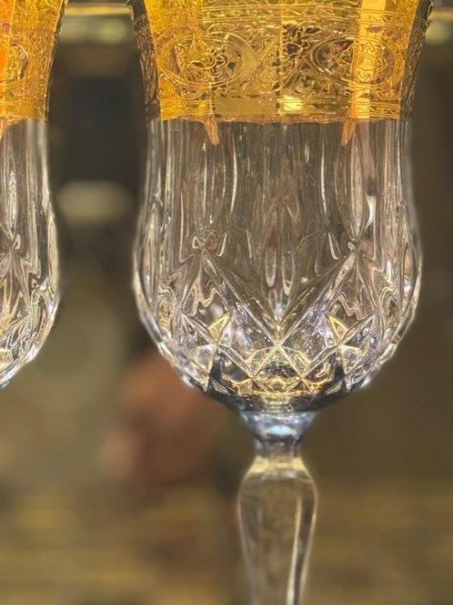Antica cristalleria italiana - Champagne fluitje (6) - Luxe, Antiek en Kunst, Antiek | Meubels | Tafels