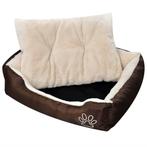 vidaXL Hondenmand met gevoerd kussen XL, Dieren en Toebehoren, Honden-accessoires, Verzenden, Nieuw