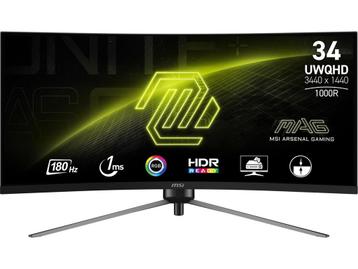 MSI MAG 345CQR Zwart, Verzenden