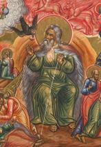 Icoon - Profeet Elia - Hout