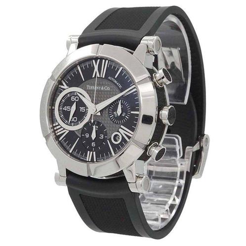Tiffany & Co. - Atlas - Z1000 82 12A10A91A - Homme -, Handtassen en Accessoires, Horloges | Heren