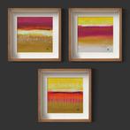 Noelia Correa Art - 3 Paintings Bixon, Antiquités & Art