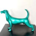 Abdoulaye Derme - Sculpture, Chien stylisé en bronze - 17 cm, Antiquités & Art