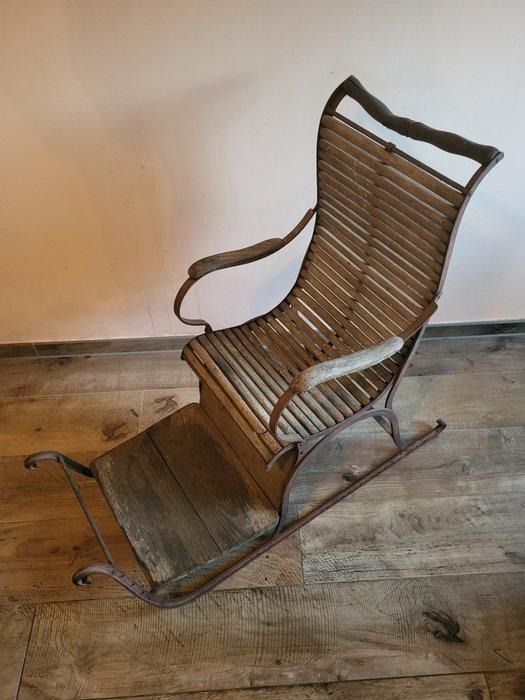 Stoel - Hout - zit slee, Antiek en Kunst, Antiek | Overige Antiek