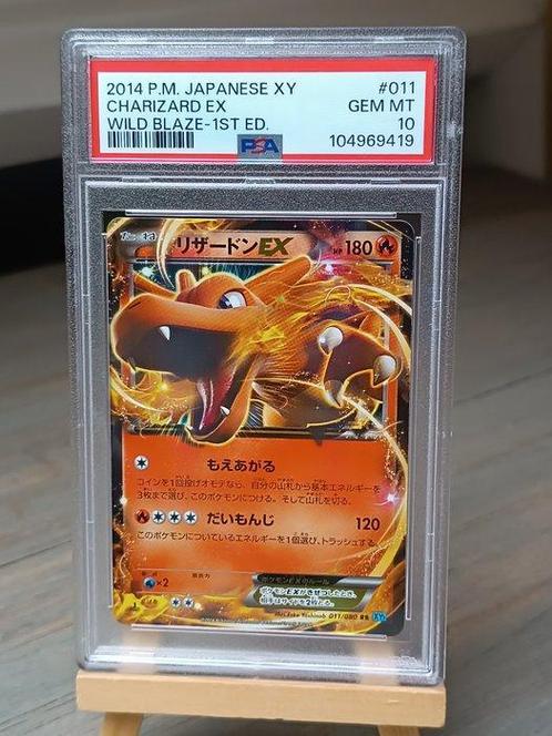 Pokémon - 1 Graded card - Charizard Ex - PSA 10, Hobby en Vrije tijd, Verzamelkaartspellen | Pokémon