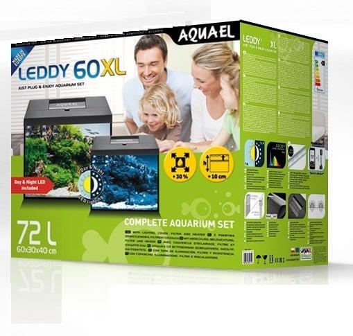 Osaka LEDDY 60 XL aquarium (extra hoog) + dag/nachtverlichti, Dieren en Toebehoren, Vissen | Aquaria en Toebehoren, Leeg aquarium