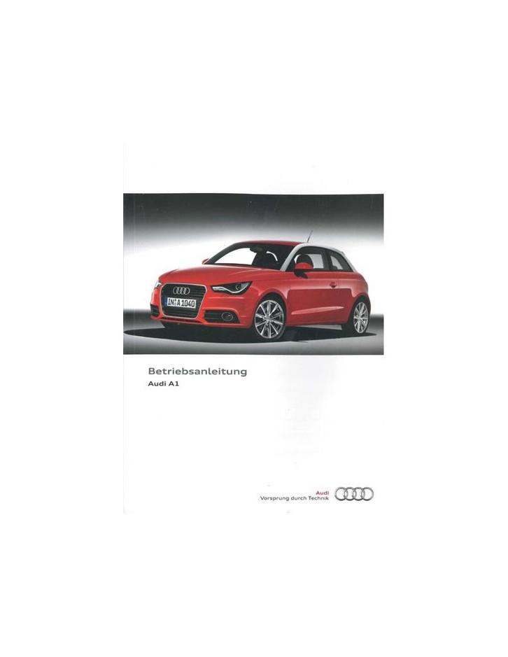 2013 AUDI A1 INSTRUCTIEBOEKJE DUITS, Autos : Divers, Modes d'emploi & Notices d'utilisation, Enlèvement ou Envoi