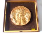 Plaque - Verguld brons, Olympische Spelen Rome 1960