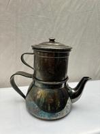 Whiskemann - Theepot - Antiek Verzilverd Theepotje in, Antiek en Kunst