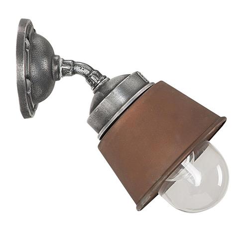 Stal- & Boerderijlampen Wandlamp Kostas 45 Koper, Tuin en Terras, Buitenverlichting, Verzenden
