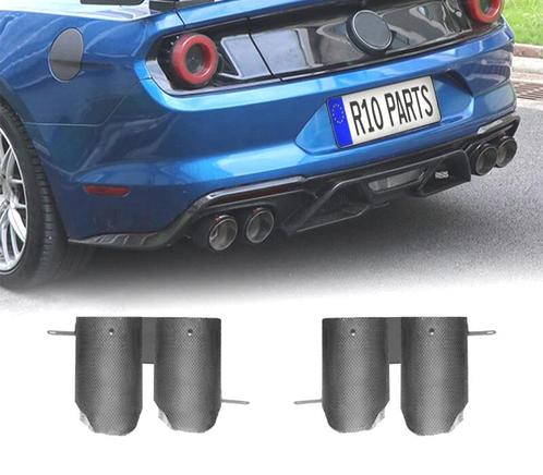 EMBOUTS D´ÉCHAPPEMENT POUR FORD MUSTANG 15-22 LOOK GT500 CAR, Auto-onderdelen, Uitlaatsystemen, Verzenden