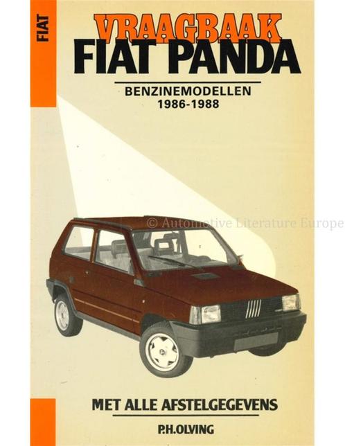 1986-1988, FIAT PANDA, 750 | 1000, BENZINE, VRAAGBAAK, Auto diversen, Handleidingen en Instructieboekjes