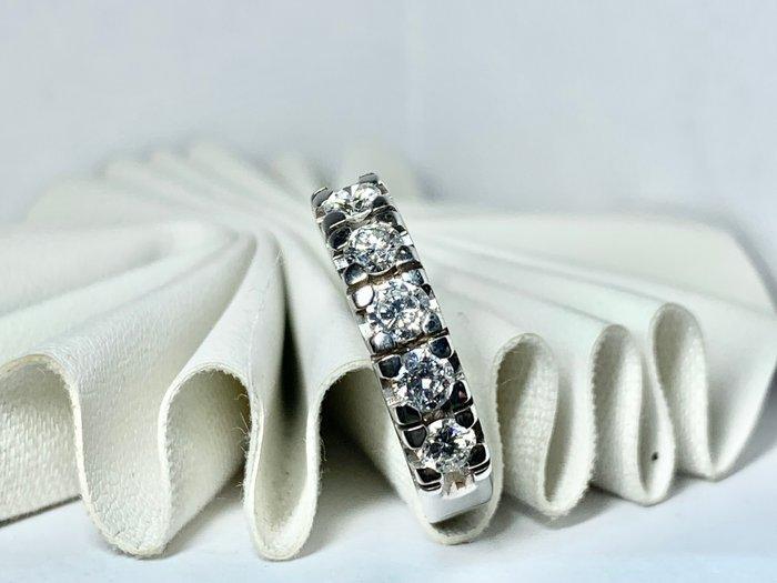 Eeuwigheidsring - 18 karaat Witgoud - 0.85ct. tw. Diamant, Handtassen en Accessoires, Antieke sieraden