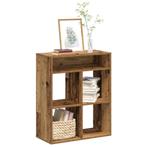 vidaXL Boekenkast 66x31x80 cm bewerkt hout oud houtkleurig, Verzenden, Nieuw