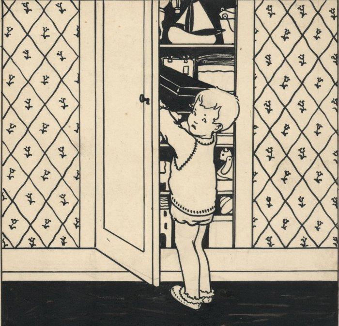 Rie Cramer (1887-1977) - Dappere Koen, Antiek en Kunst, Kunst | Schilderijen | Klassiek