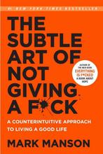 The Subtle Art of Not Giving a F*ck (Smiths UK) Mark Manson, Boeken, Verzenden, Zo goed als nieuw, Mark Manson
