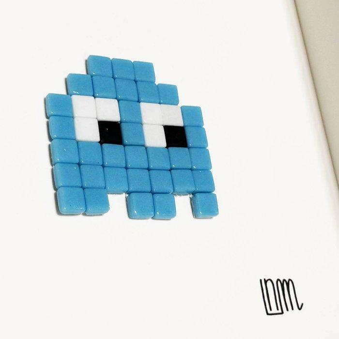 nLm - Fantôme Bleu, Mosaic, Antiek en Kunst, Kunst | Designobjecten