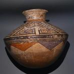 Cocle, Panama Terracotta Grote versierde pot GEpubliceerd, Verzamelen