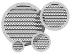Rond buitenluchtrooster aluminium Ø 150mm met grofmazig gaas, Doe-het-zelf en Bouw, Verzenden, Nieuw