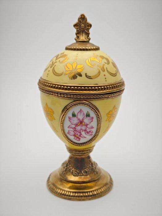 Fabergé ei - House of Fabergé The Song of the Lark Orchid, Antiek en Kunst, Curiosa en Brocante