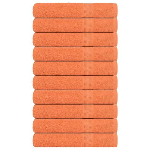 vidaXL Saunahanddoeken 10 st 80x200 cm 360 g/m² 100% katoen, Huis en Inrichting, Badkamer | Badtextiel en Accessoires, Nieuw, Verzenden