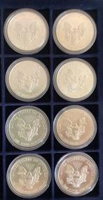 Verenigde Staten. 1 Dollar 2015 8 x 1 Oz, Postzegels en Munten