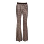 Cambio • Flower broek met bruin motief • 36, Verzenden, Nieuw