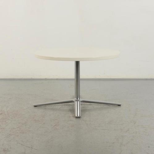 Bijzettafel Orangebox Elan 01 - Wit - 70 cm Ø, Huis en Inrichting, Tafels | Salontafels, Gebruikt, Ophalen of Verzenden