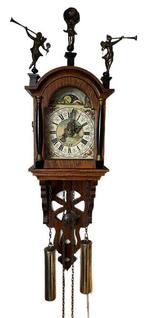 Horloge frisonne à queue courte - Bois, Laiton - 1970-1980, Antiek en Kunst, Antiek | Klokken