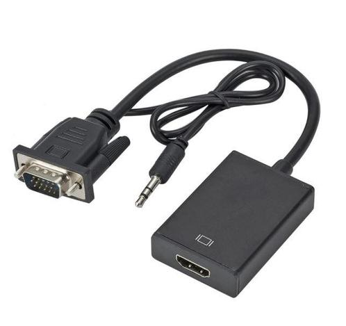 DrPhone VHA VGA Male naar HDMI Female Converter Adapter -, Informatique & Logiciels, Pc & Câble réseau, Envoi