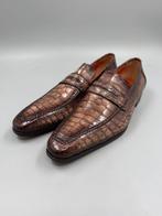 Santoni-UK10- Alligator -Pennyloafers - Mocassins (loafers), Nieuw
