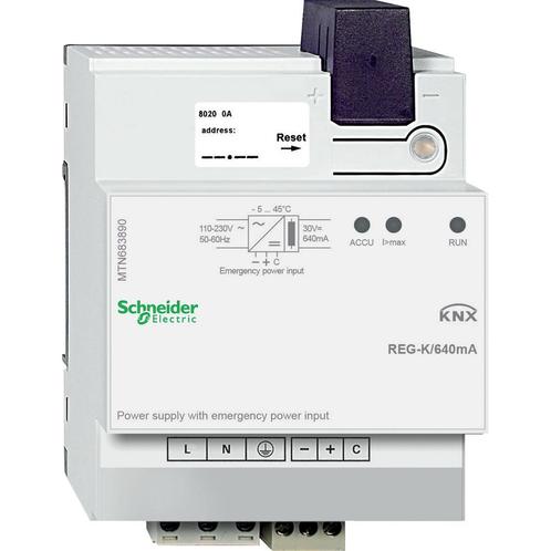 Schneider Electric KNX voeding 640 MA met noodingang -, Doe-het-zelf en Bouw, Elektriciteit en Kabels, Verzenden