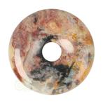 Crazy Lace Agaat donut hanger 15 - Ø 4 cm, Nieuw, Verzenden