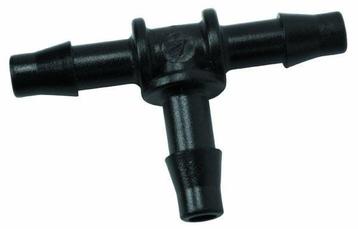 Kunststof T-stuk 4mm tbv luchtslang 2 stuks beschikbaar voor biedingen