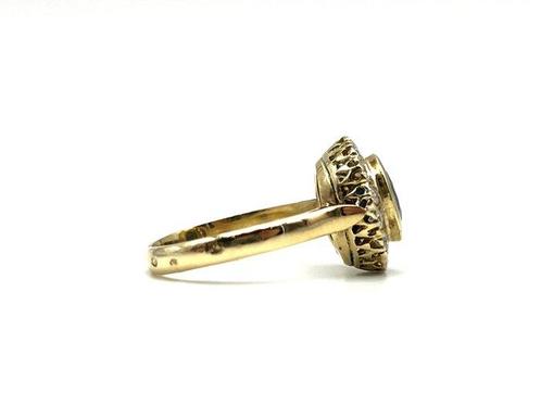 Zonder Minimumprijs - Ring - 18 karaat Geel goud - 1.00ct., Handtassen en Accessoires, Ringen