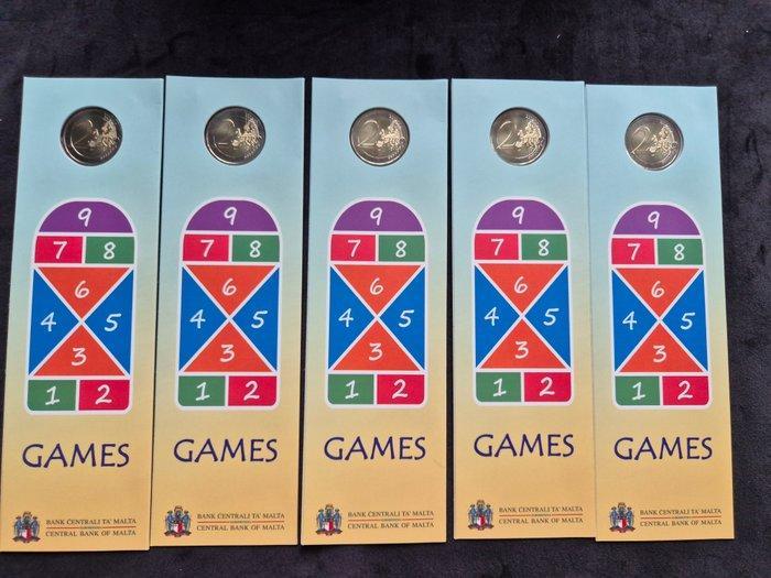 Malta. 2 Euro 2020 From Children in Solidarity Games (5, Postzegels en Munten, Munten | Europa | Euromunten