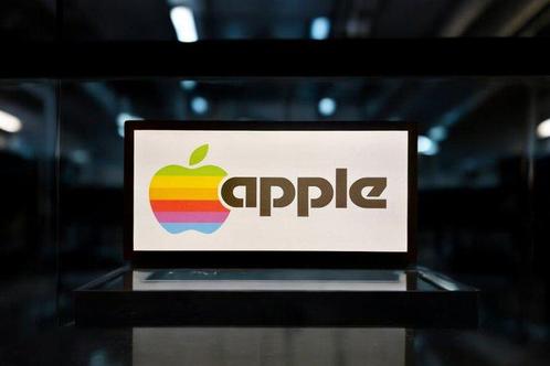 Apple - Enseigne lumineuse - Panneau publicitaire Lightbox, Antiek en Kunst, Antiek | Wandborden en Tegels