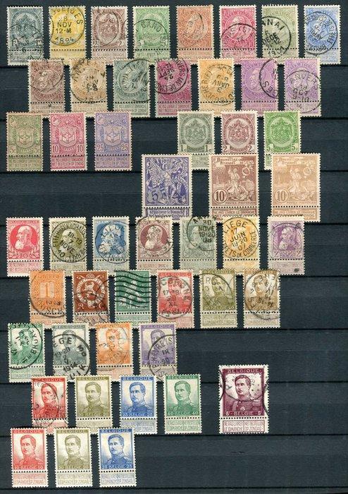 België 1849/1954 - Waardevolle verzameling in insteekalbum -, Postzegels en Munten, Postzegels | Europa | België
