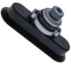 18x6mm Ovaal vlak siliconen Helder Vacuümzuignap M5 Slag 1mm, Doe-het-zelf en Bouw, Verzenden, Nieuw