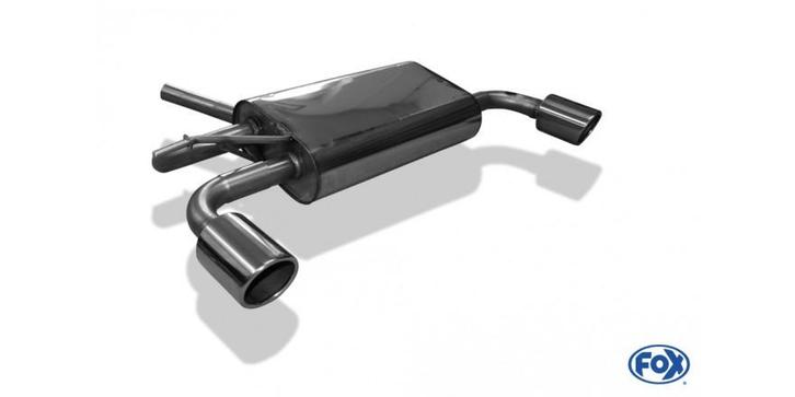 FOX Dacia Duster 4x4 einddemper cross exit rechts/links - 1x, Auto-onderdelen, Uitlaatsystemen, Nieuw, Verzenden