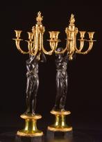 Kandelaar Monumentaal paar Charles X-kandelaars – in de, Antiek en Kunst