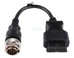 Jaltest Deutz 12 Pins OBD - 16 Pins OBD2 Verloopkabel Verbra, Verzenden, Nieuw