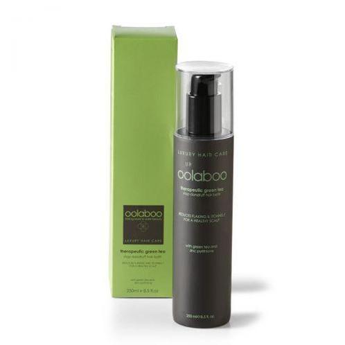 Oolaboo Therapeutic Green Tea Stop Dandruff Hair Bath 250ml, Handtassen en Accessoires, Uiterlijk | Haarverzorging, Nieuw, Verzenden