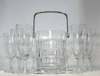 Drinkset (9) - Glas, Kristal - Champagneflutes / IJsemmer