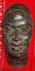 Hoofd - Afrikaanse brons - In de stijl van Benin Kingdom -