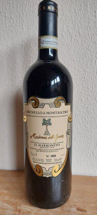 2010 Il Marroneto, Madonna delle Grazie - Brunello di, Verzamelen, Wijnen