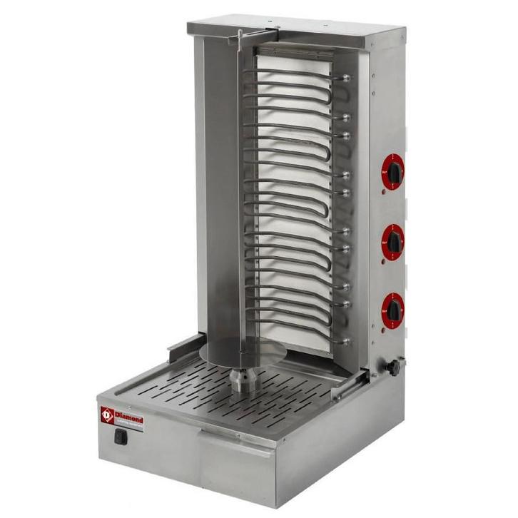 Donergrill | Elektrisch (3 Elementen) | Max. 55 kg |, Zakelijke goederen, Horeca | Keukenapparatuur, Nieuw in verpakking, Verzenden