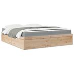 vidaXL Bed met matras massief grenenhout 180x200 cm, Verzenden, Nieuw