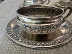 Tasse et soucoupe (6) - Argent 800 - Europe continentale